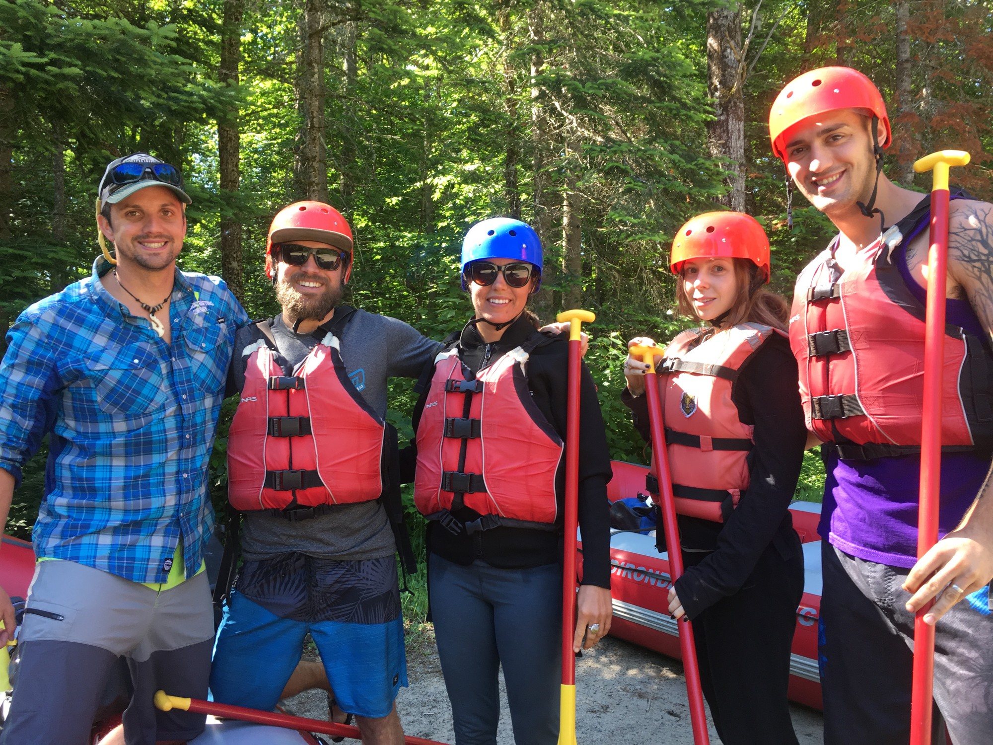 group rafting