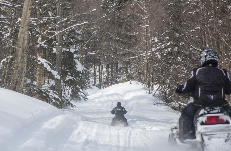 snowmobiling