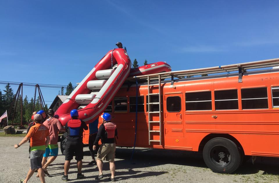 group rafting