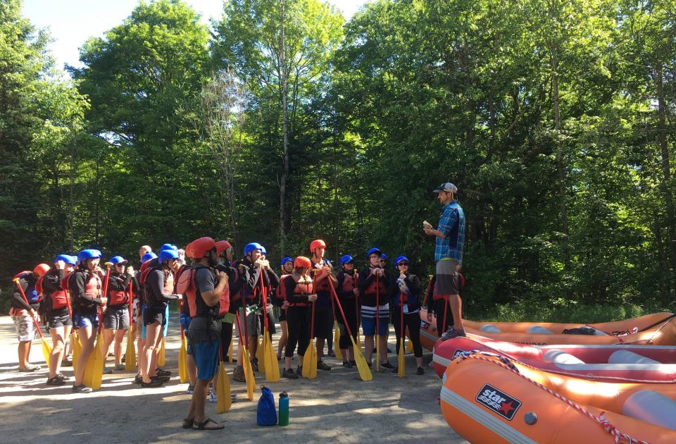 group rafting